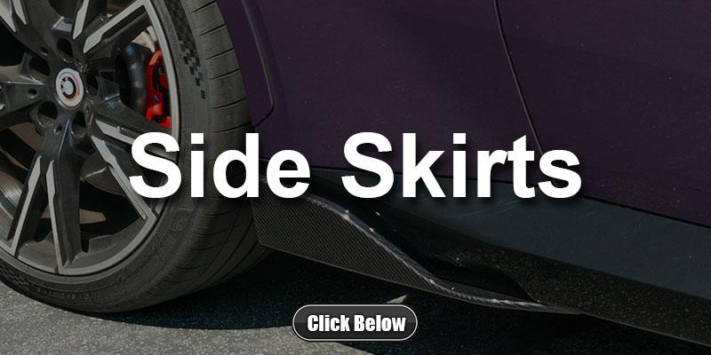 BMW G42 2 Series Carbon Fiber Side Skirt Extensions