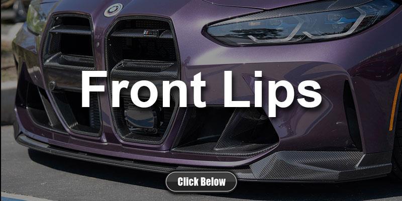 BMW G82 G83 M4 Carbon Fiber Front Lip Spoilers