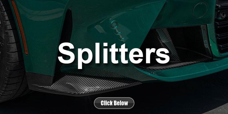 BMW G82 G83 M4 Carbon Fiber Splitters