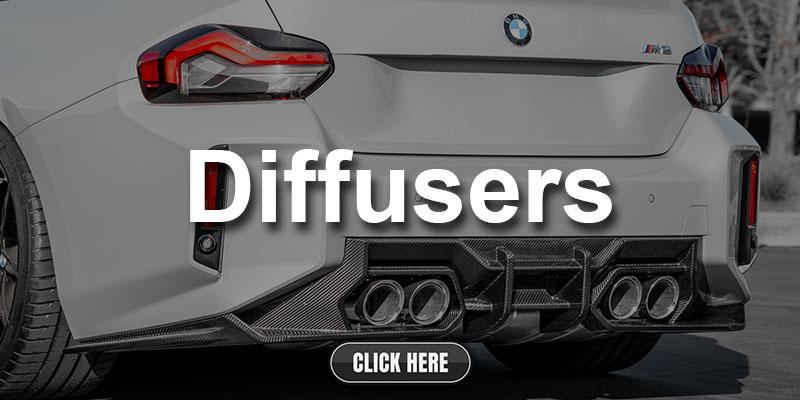 BMW G87 M2 Carbon Fiber Diffusers