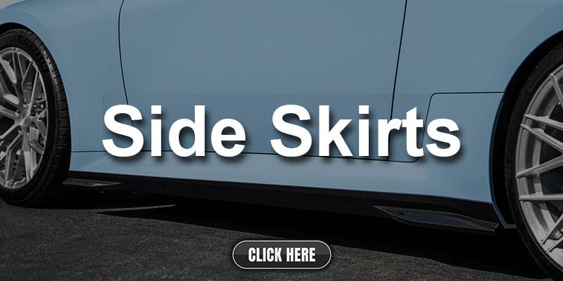 BMW G87 M2 Carbon Fiber side skirt extensions