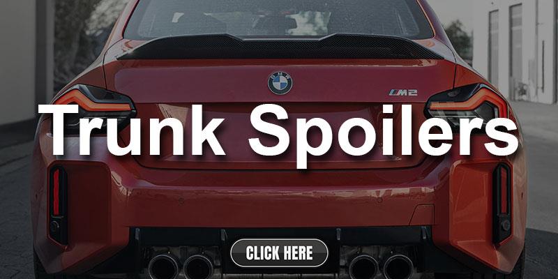 BMW G87 M2 Carbon Fiber trunk spoilers