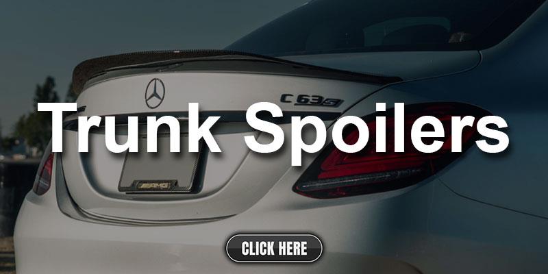 Mercedes W205 C63 Sedan Carbon Fiber Trunk Spoilers