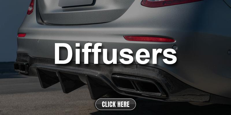 Mercedes W213 E63 Carbon Fiber Rear Diffusers