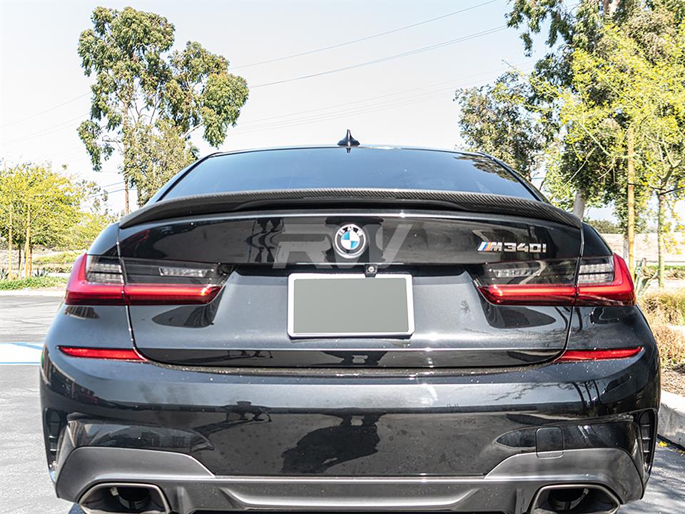 BMW G20 M340i gets our Performance Style CF Trunk Spoiler