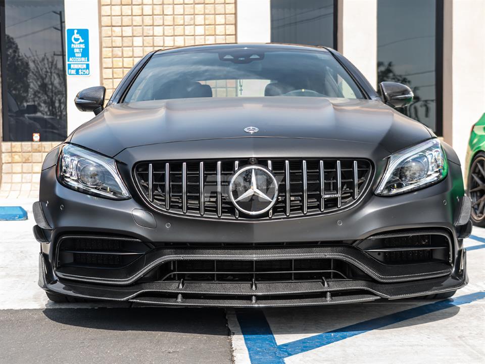 Mercedes W205 C63 C63S Carbon Fiber Front Trim Sedan Coupe Convertible