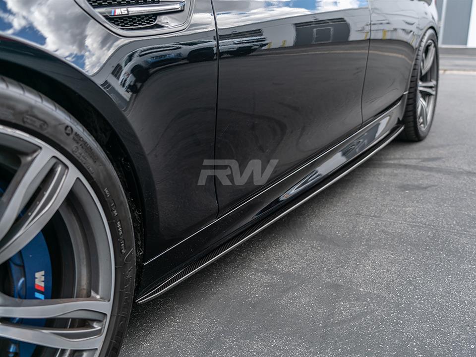 BMW F10 M sport gets a set of Carbon Fiber Performance Style Side Skirts