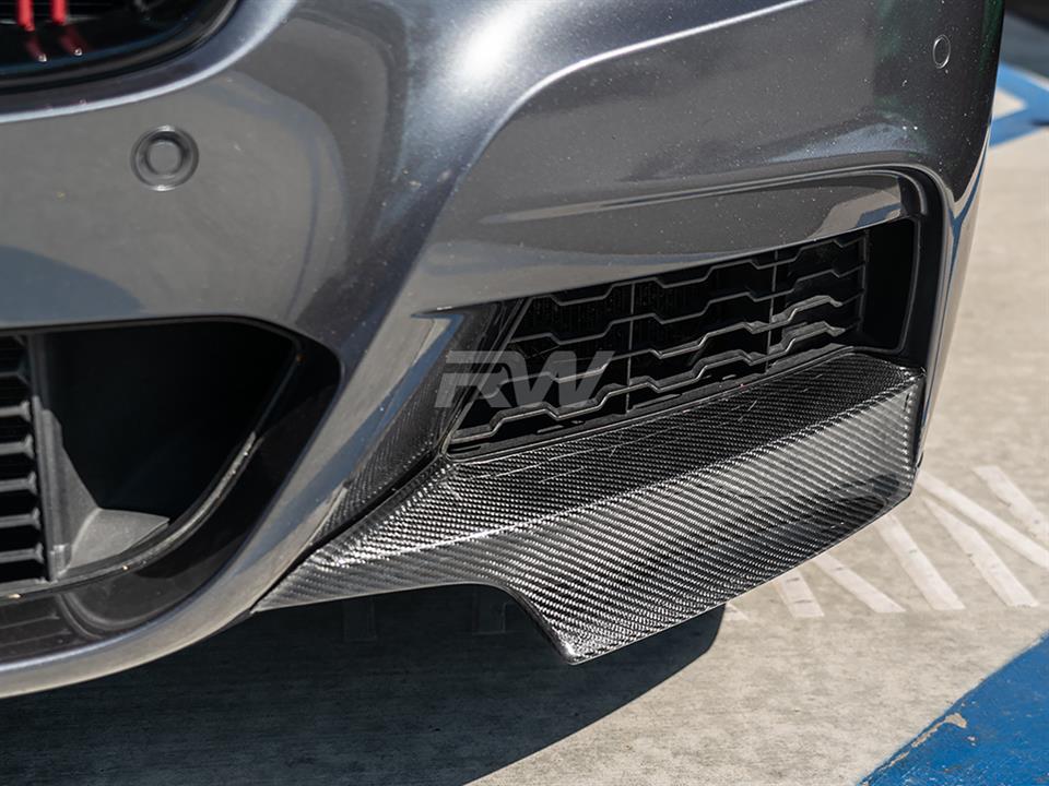 BMW F30 Carbon Fiber Front Splitters for the 335i