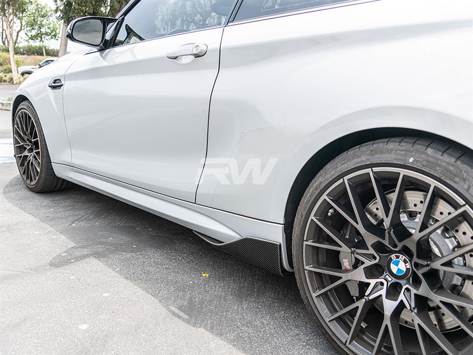 BMW F87 M2 gets a new set of RW Carbon Fiber Side Skirt Winglets