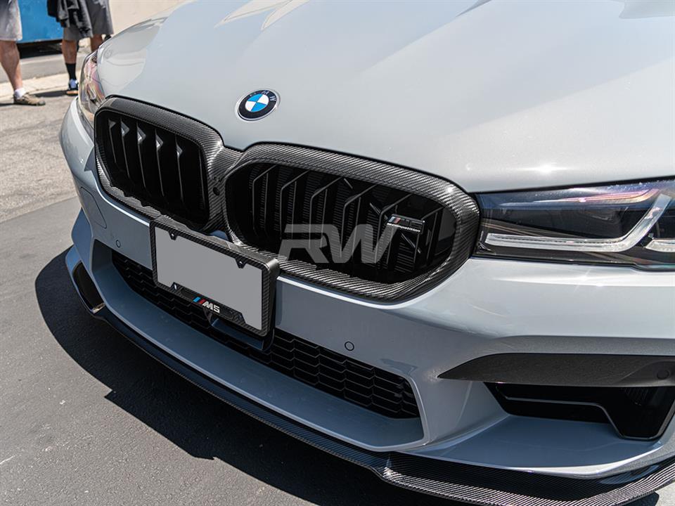 BMW F90 M5 LCI gets a new RW Carbon Fiber Grille Surrounds