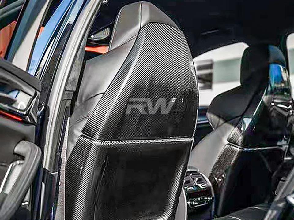 BMW F90 M5 gets a set of RW Carbon Fiber Seat Backs