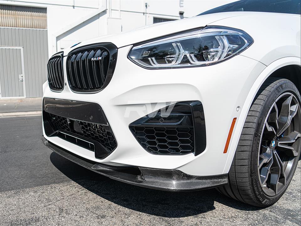 BMW F97 X3M or F98 X4M 3D Style Carbon Fiber Front Lip from RW