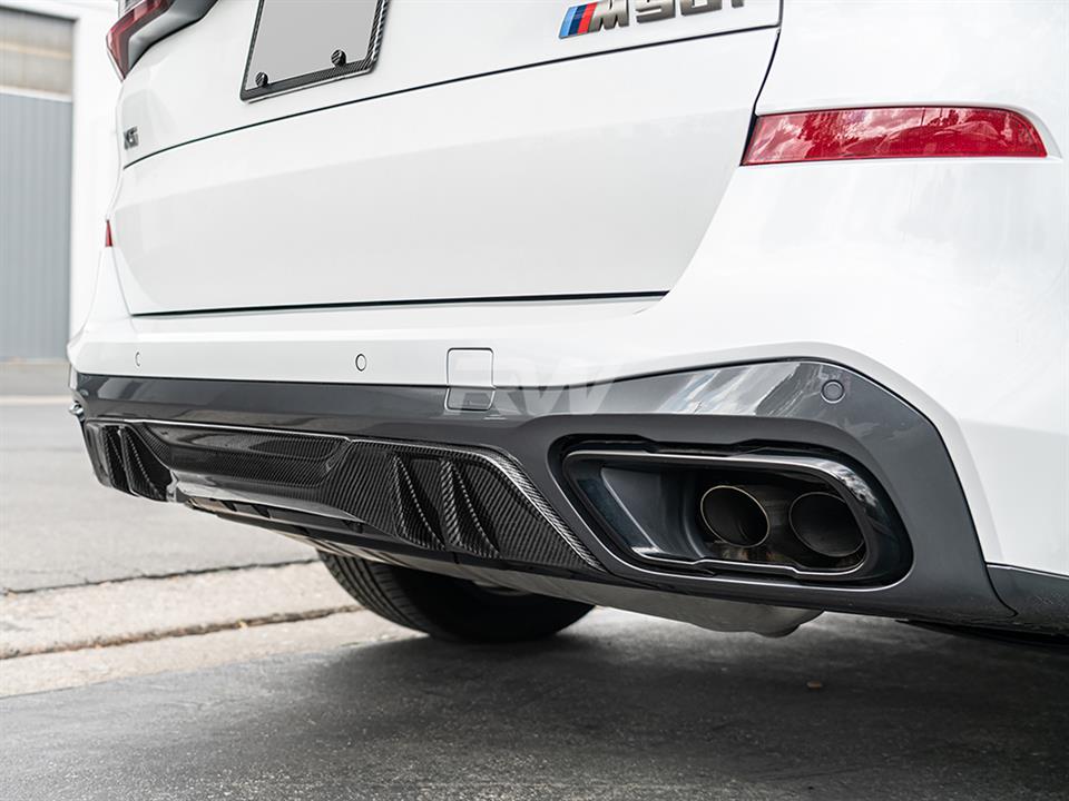 BMW G05 X5 Performance Style CF Rear Diffuser