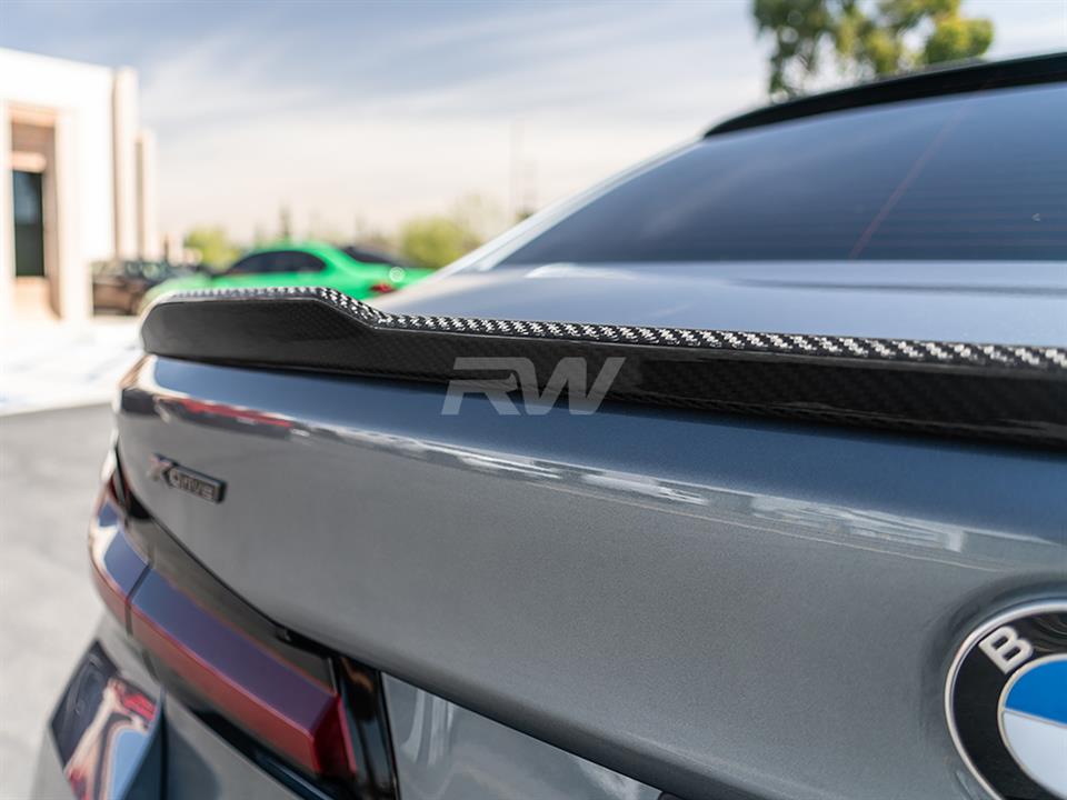 BMW G30 5 series gets a new CS Style Carbon Fiber Trunk Spoiler