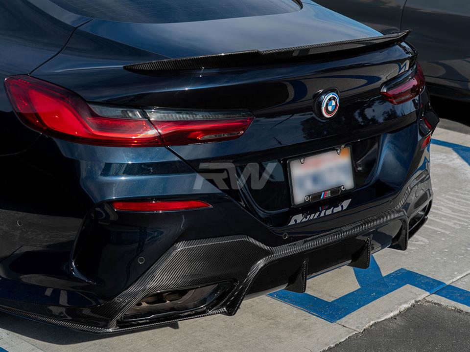 BMW G14 G15 M850i with a 3D Style Full Carbon Fiber Diffuser