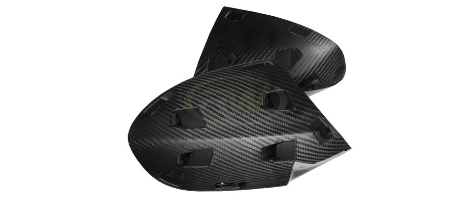 Cuztom Tuning Fits for 2007-2013 BMW E90/E92/E93 M3 Full Dry Carbon Fiber  Side Mirror Replacement Cover Caps 並行輸入品