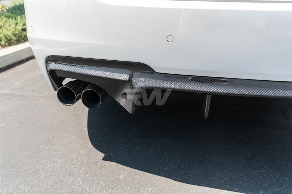BMW New Genuine 5 Series F10 550I 550D M Sport Rear Diffuser Double Wide Exhaust