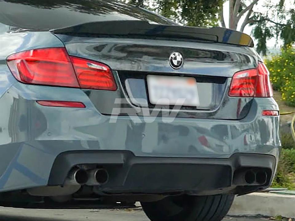 BMW F10 Gets GTX Forged Carbon Trunk Spoiler