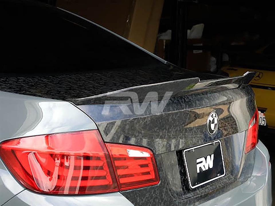 BMW M5/5 Series F10 Carbon Fiber Performance Style Trunk Spoiler