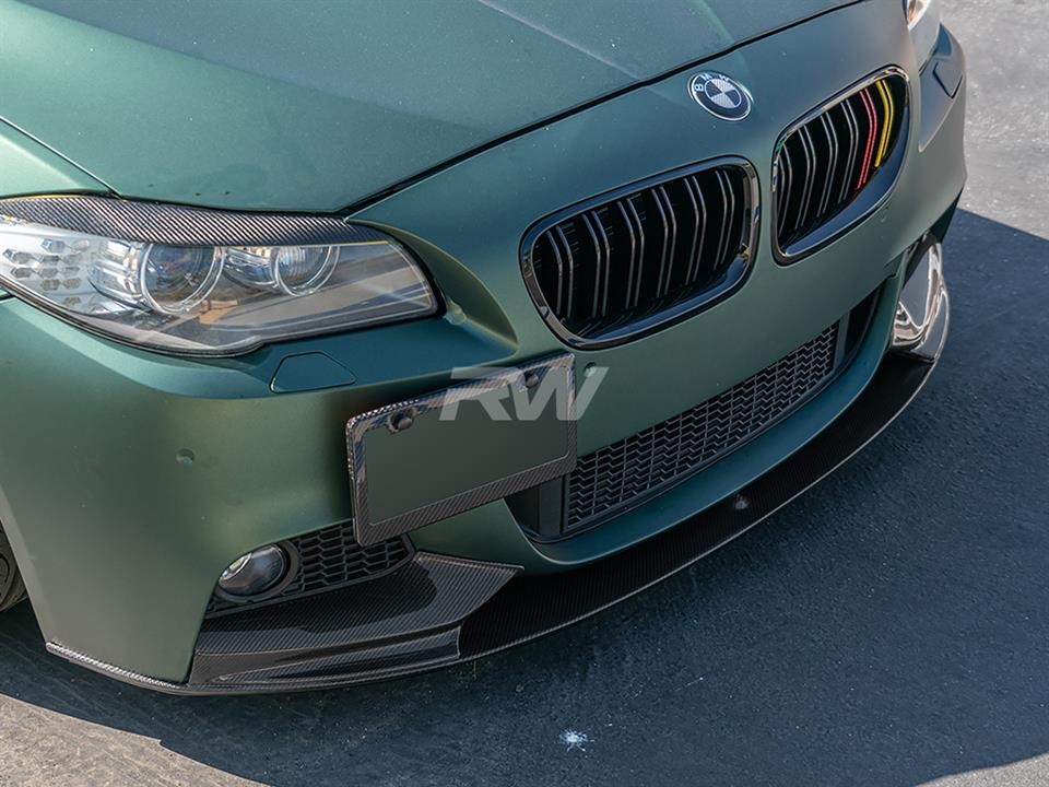 BMW F10 M Sport Performance Style Carbon Fiber Front Lip 528i 535i