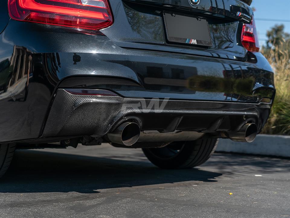 BMW F22 F23 3D Style Carbon Fiber Diffuser