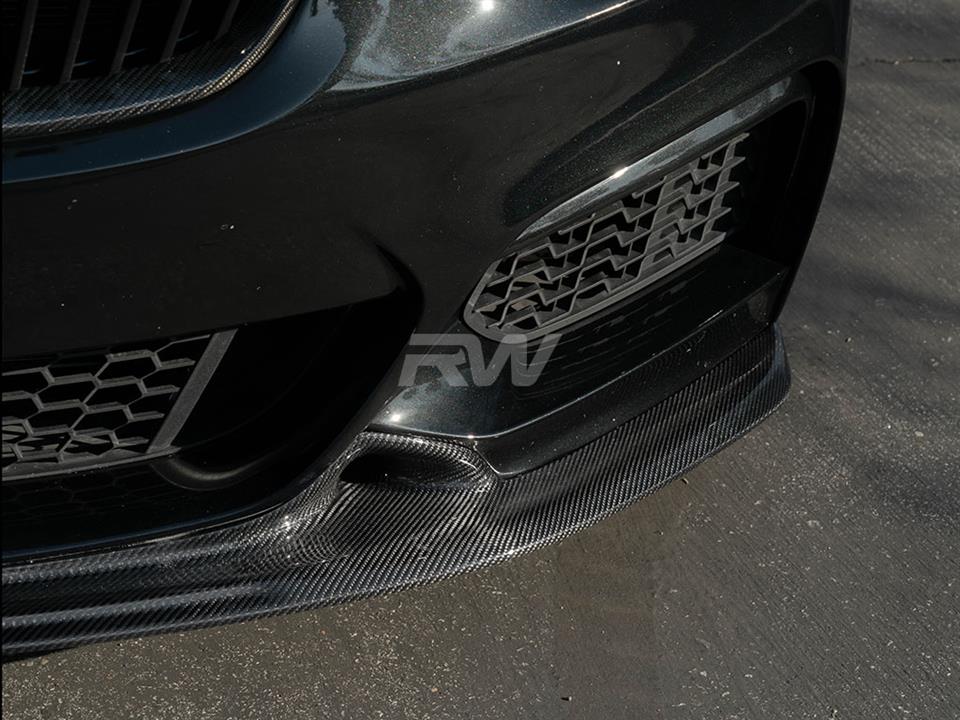 BMW F22 M235i with an Exotics Style CF Front Lip Spoiler from RW