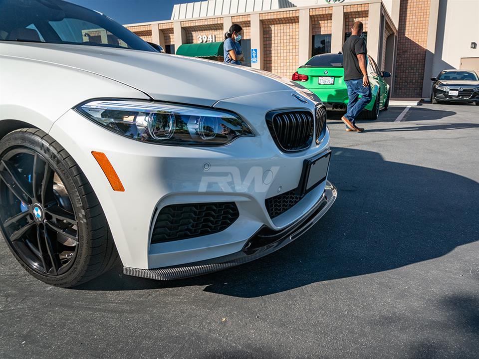 BMW F22 F23 Exotics Style Carbon Fiber Front Lip 228i 230i M235i M240i