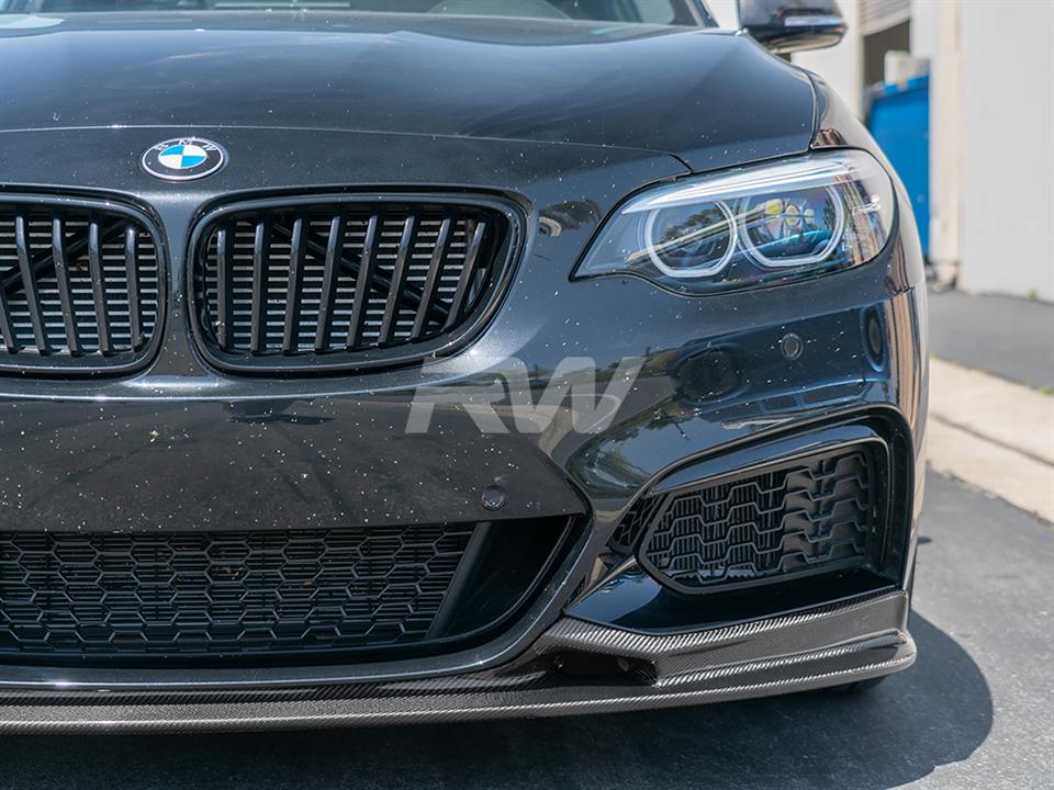 BMW F22 228i upgraded to a 3D Style Carbon Fiber Front Lip