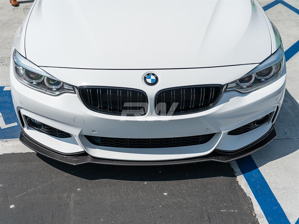 BMW F32 F33 F36 has one of our EC Style Carbon Fiber Front Lips
