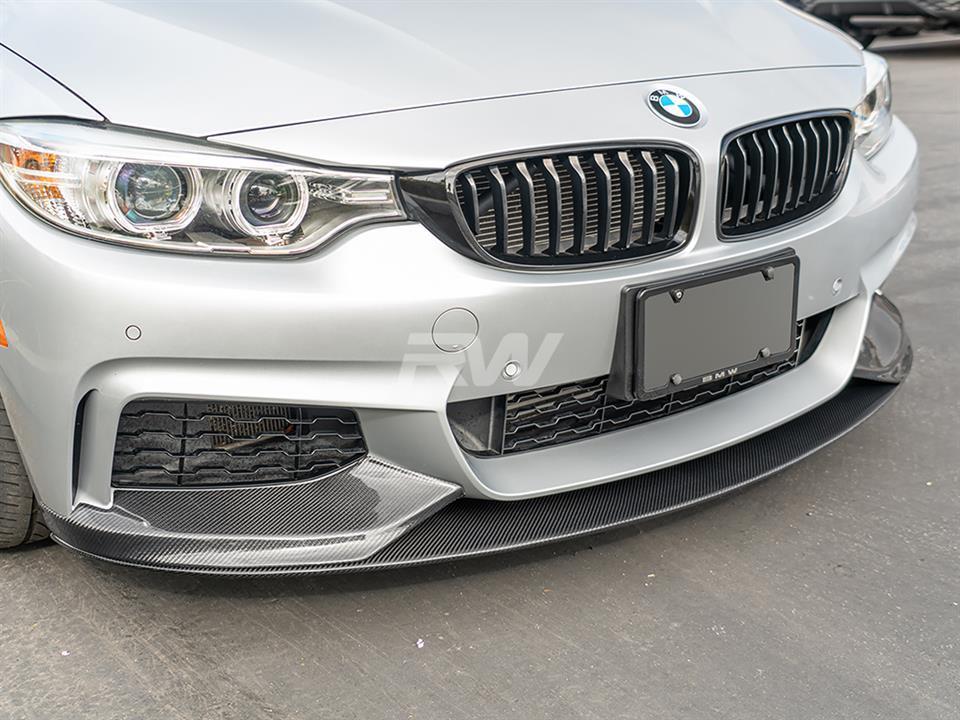 BMW F32 F33 F36 Performance Style CF Front Lip 428i 430i 435i 440i