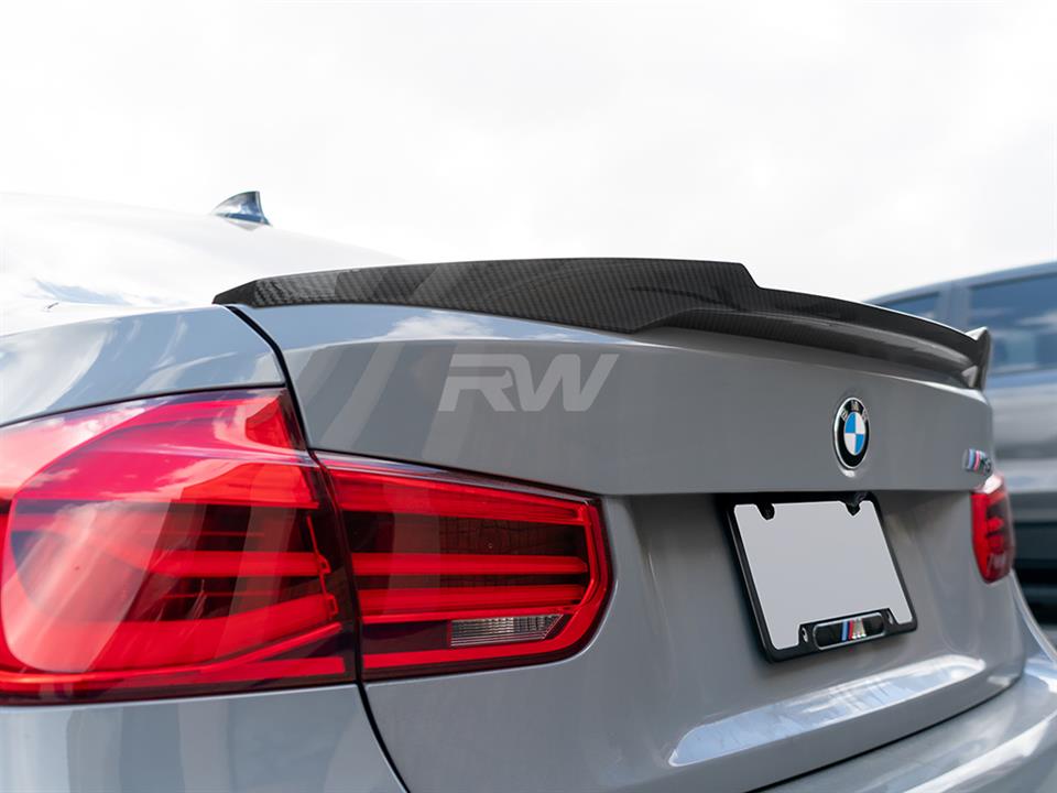 BMW F30/F80 M4 Style Carbon Fiber Trunk Spoiler 330i 328i 335i 340i M3