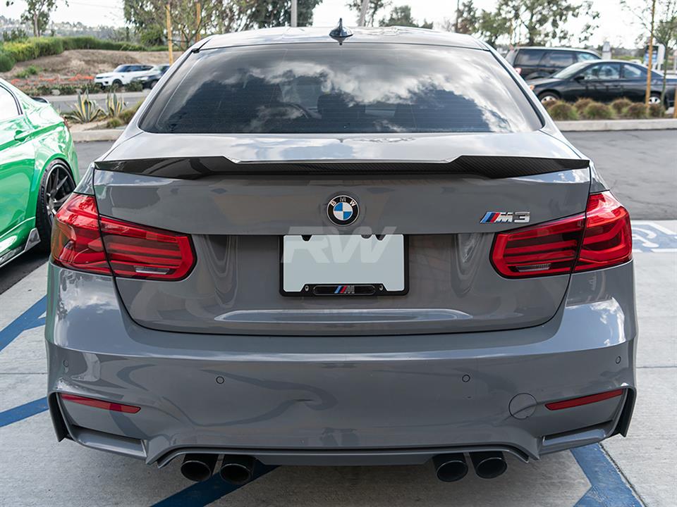  Lasscar Trunk Lip Wing Rear Spoiler for BMW F30 3