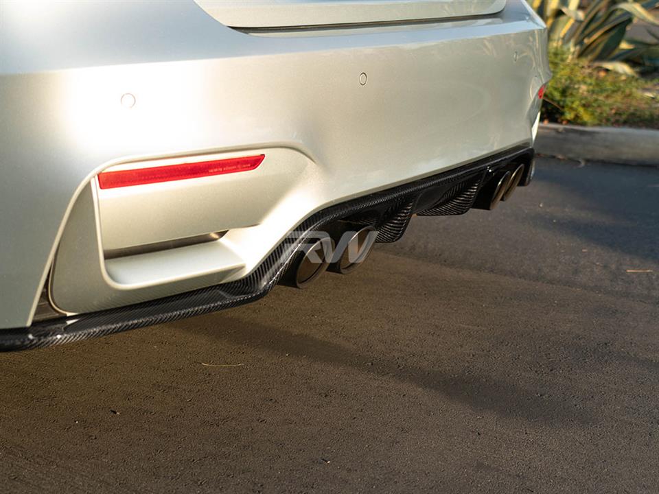 BMW F80 M3 received an RW 3D Style Carbon Fiber Diffuser