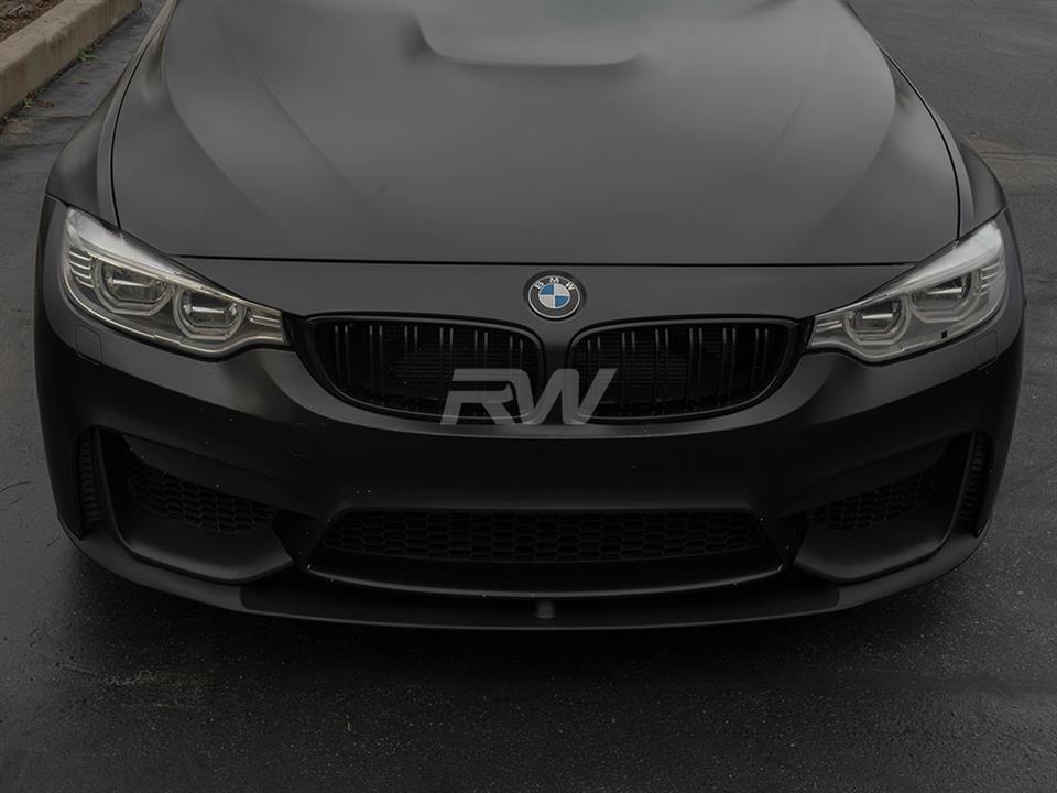BMW F80 M3 with our Performance Style Plastic Front Lip and Splitters