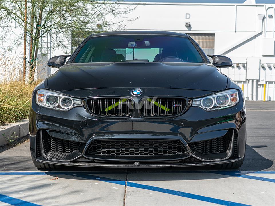 BMW M3 with an RW Performance Style Carbon Fiber Front Lip Spoiler