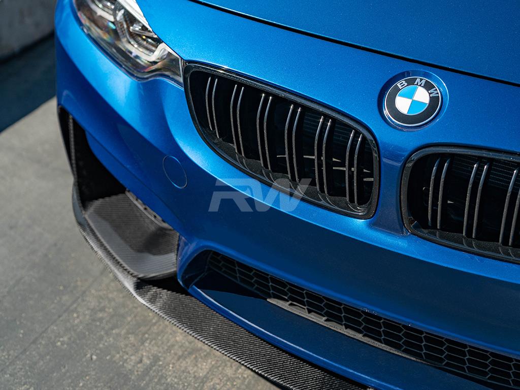BMW F8X M3 M4 Performance Style Carbon Fiber Front Lip Spoiler