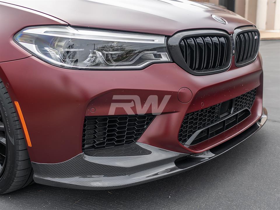 BMW F90 M5 3D Style Carbon Fiber Front Lip