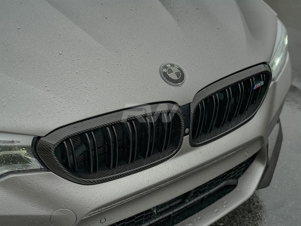 BMW F90 M5 Carbon Fiber Grille Surrounds