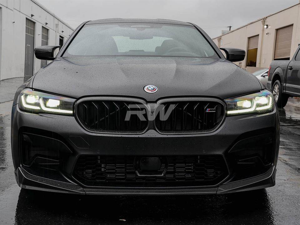 BMW F90 M5 LCI with out Performance V2 Carbon Fiber Front Lip Spoiler