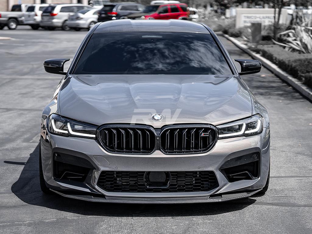 BMW F90 M5 LCI with a new GTS Style Carbon Fiber Front Lip