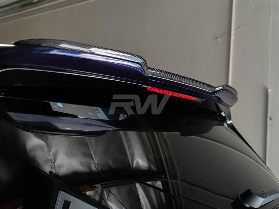 BMW F95 X5M RWS Carbon Fiber Roof Spoiler from RW