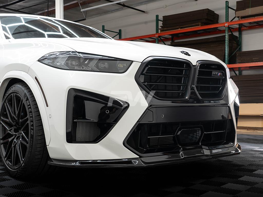 BMW F96 X6M LCI Carbon Fiber Front Lip