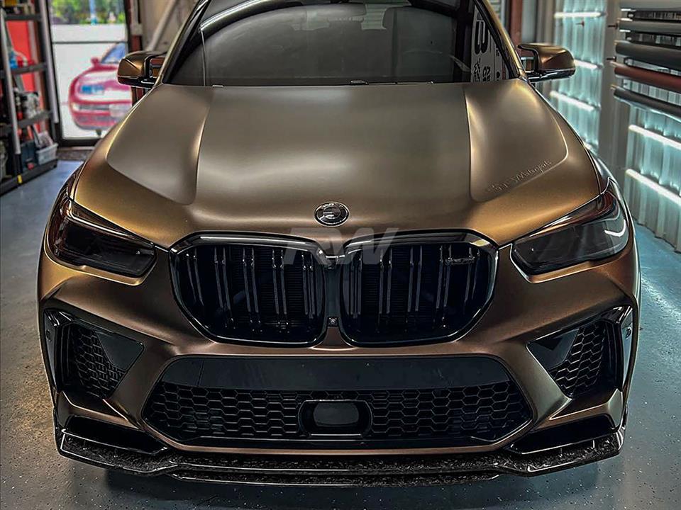 BMW F95 X5M forged carbon fiber front lip