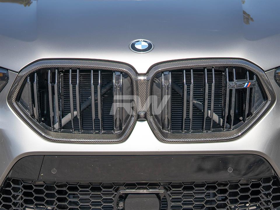 BMW G06 X6 F96 X6M Carbon Fiber Grille Replacement