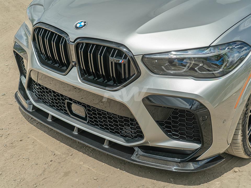 BMW F96 X6M RWS Carbon Fiber Front Lip