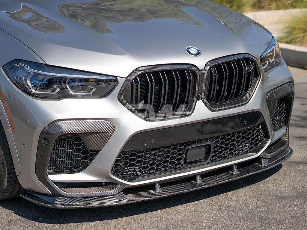 BMW F96 X6M Pre-LCI Carbon Fiber Front Lip