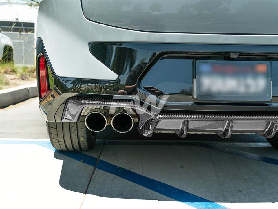 carbon fiber rear diffuser for the BMW F98 X4M