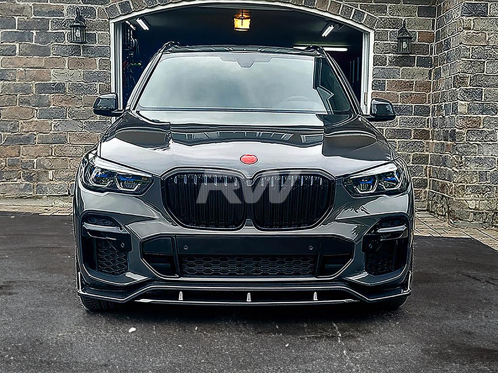 BMW G05 X5 Carbon Fiber Front Lip Spoiler