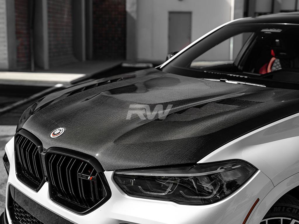 BMW G06 X6 and F96 X6M Dry Carbon Fiber Hood 2019