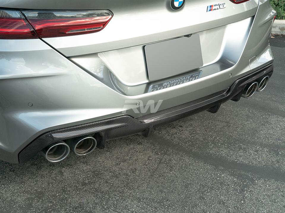 BMW F91 and F92 M8 with a DTM Carbon Fiber Diffuser